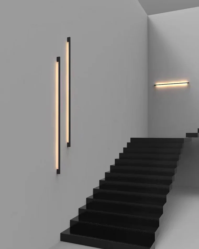 WOMO Long Linear Stairwell Wall Sconce-WM6018 - Image 5