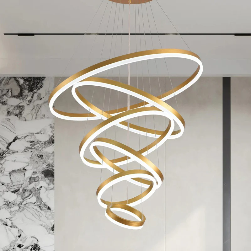 WOMO Tiered Ring LED Chandelier-WM2159 - Image 77