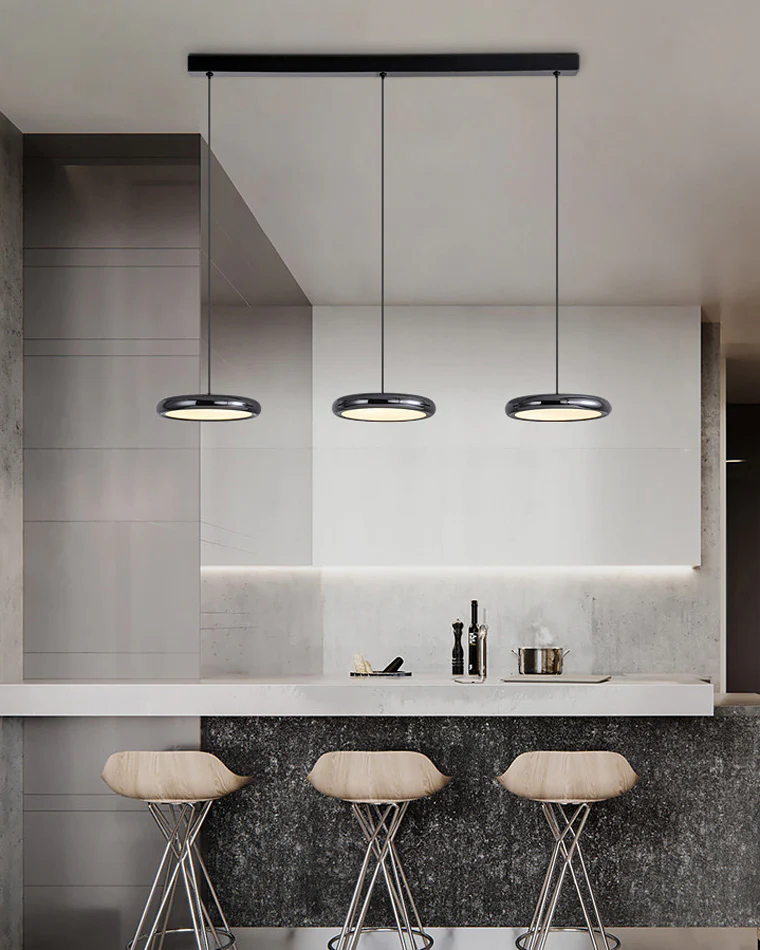 WOMO 3 Light Disc Pendant Light-WM2015 - Image 21
