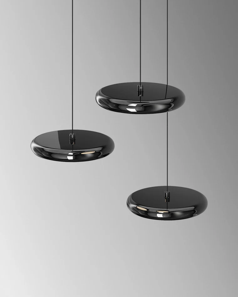 WOMO 3 Light Disc Pendant Light-WM2015 - Image 26