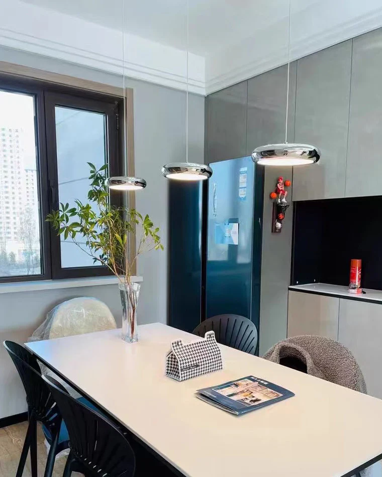 WOMO 3 Light Disc Pendant Light-WM2015 - Image 3