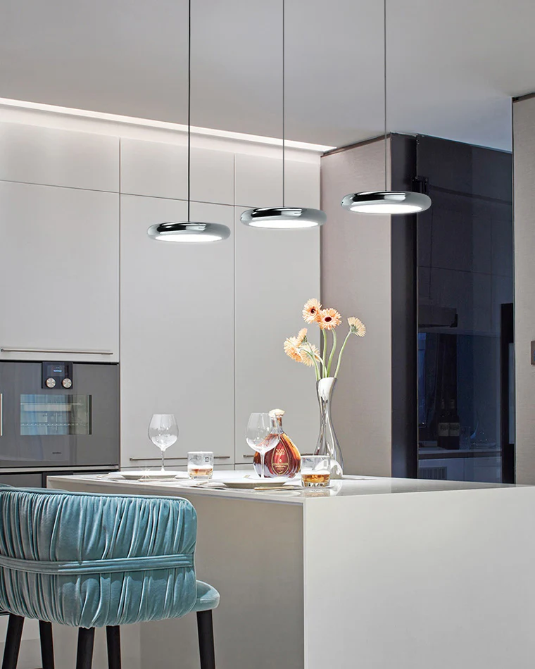 WOMO 3 Light Disc Pendant Light-WM2015 - Image 34