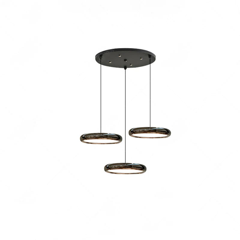 WOMO 3 Light Disc Pendant Light-WM2015 - Image 40