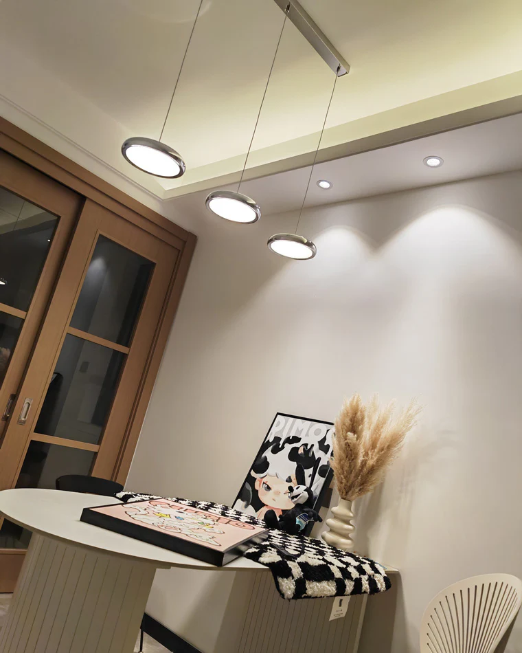 WOMO 3 Light Disc Pendant Light-WM2015 - Image 9
