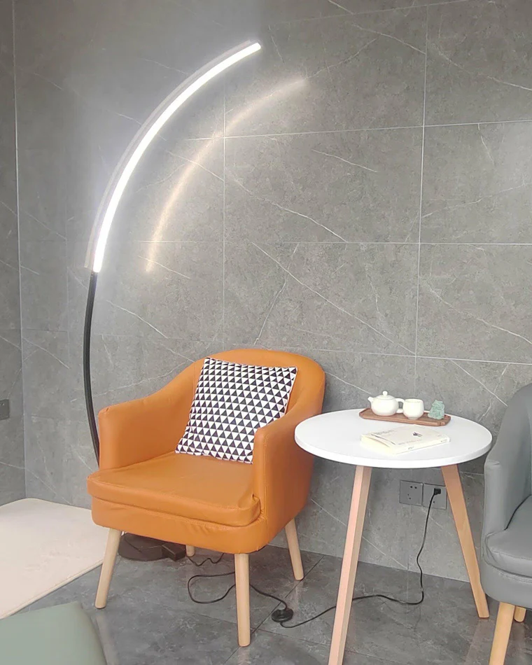 WOMO Crescent Arc LED Floor Lamp-WM7001 - Image 12