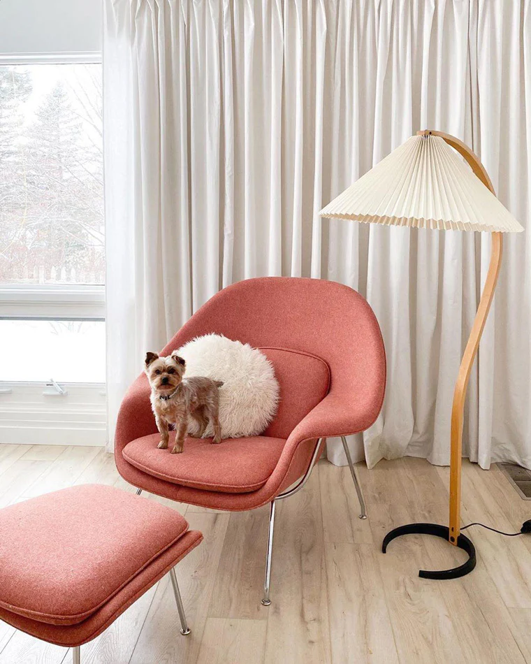 WOMO Pleated Gooseneck Floor Lamp-WM7013 - Image 14
