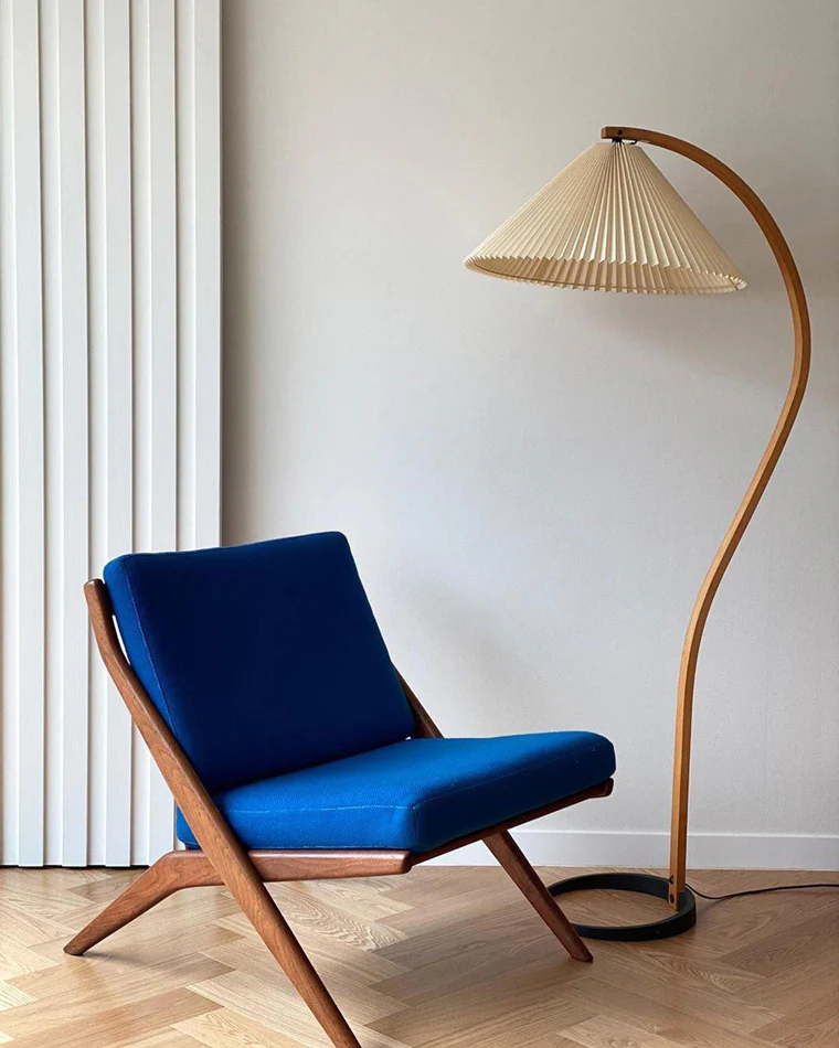 WOMO Pleated Gooseneck Floor Lamp-WM7013 - Image 17