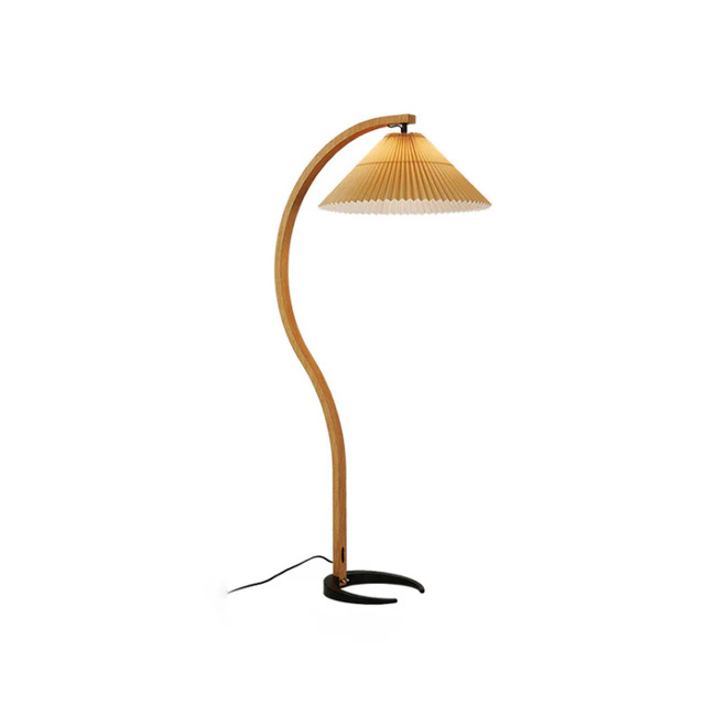 WOMO Pleated Gooseneck Floor Lamp-WM7013 - Image 37