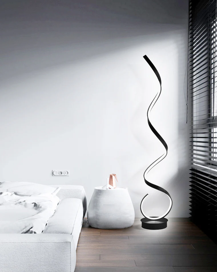 WOMO Spiral LED Floor Lamp-WM7017 - Image 10