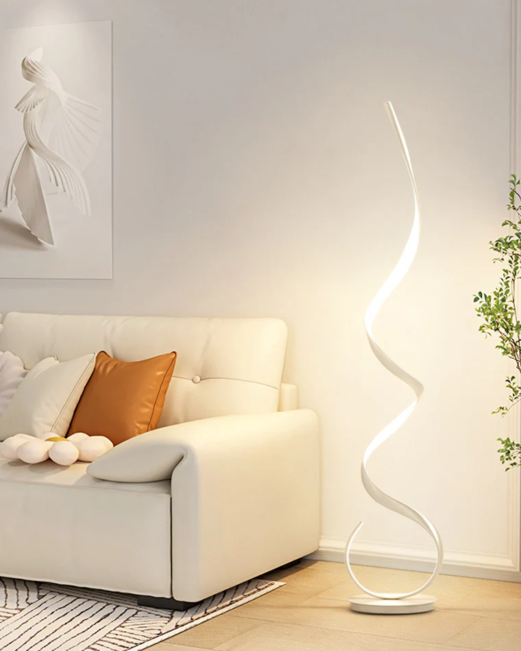 WOMO Spiral LED Floor Lamp-WM7017 - Image 12