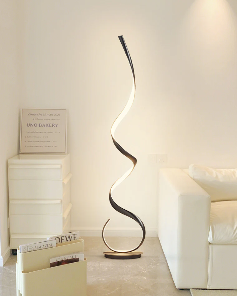 WOMO Spiral LED Floor Lamp-WM7017 - Image 14