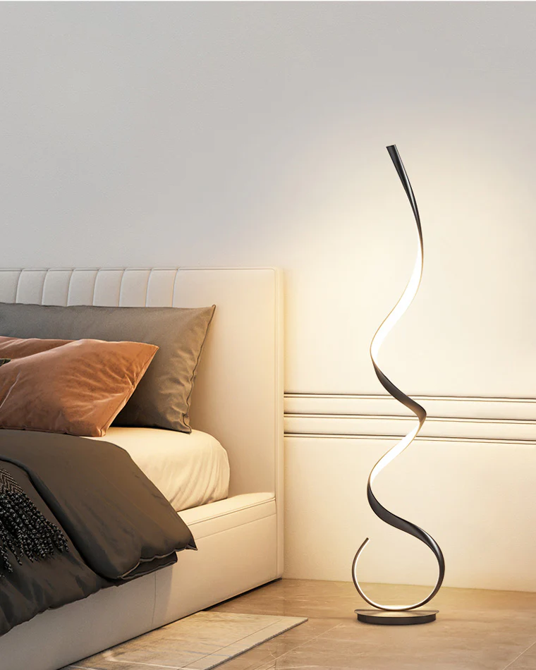 WOMO Spiral LED Floor Lamp-WM7017 - Image 6