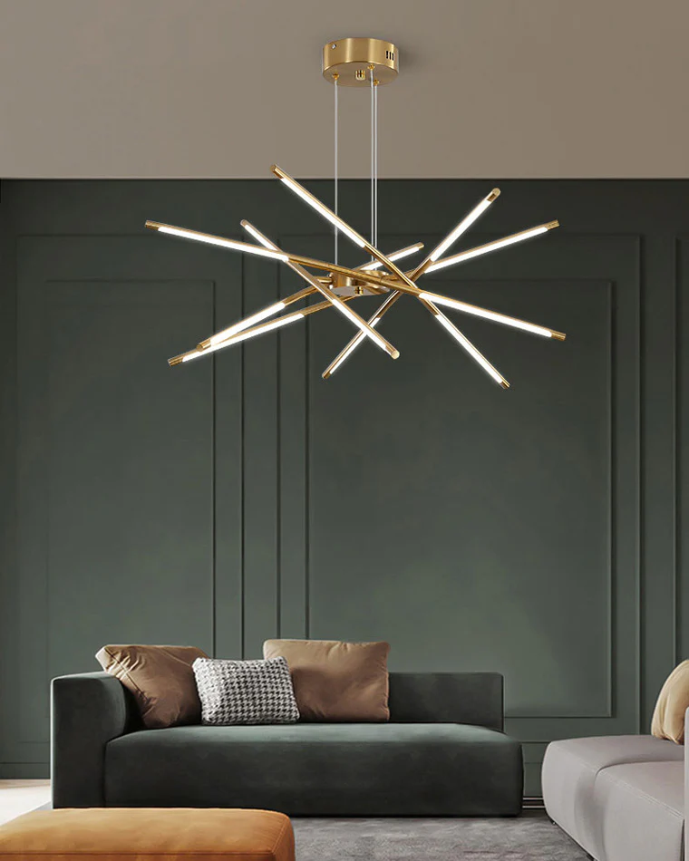 WOMO Light Rods LED Chandelier-WM2034 - Image 4