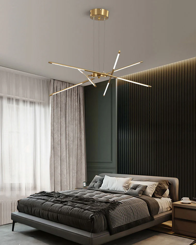 WOMO Light Rods LED Chandelier-WM2034 - Image 5