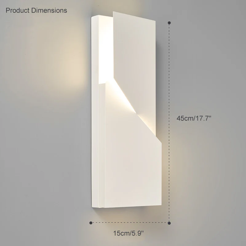 WOMO Rectangular Sculptural Art Wall Sconce-WM6020 - Image 23