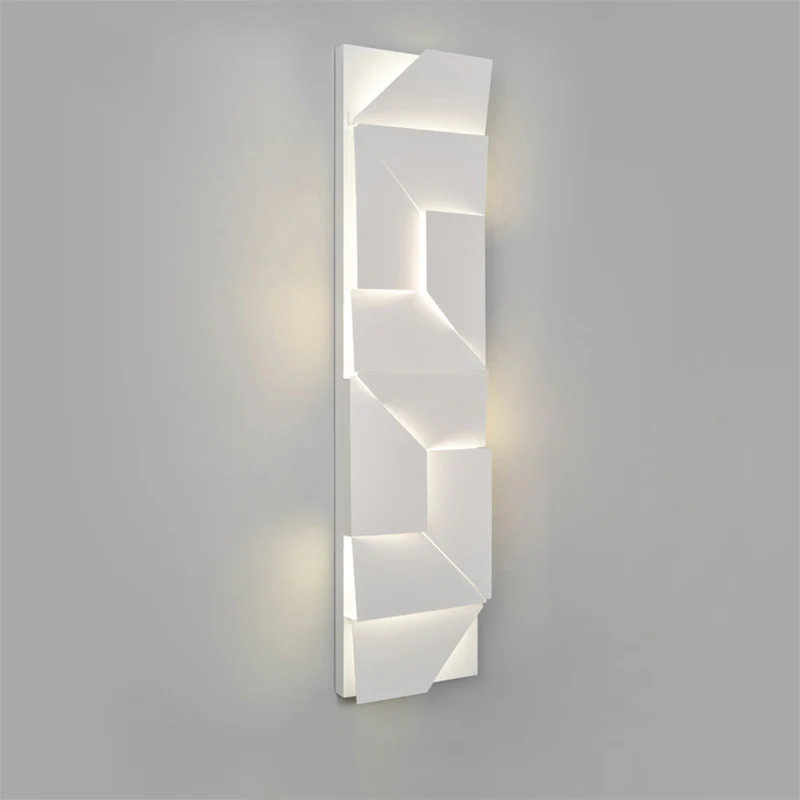 WOMO Rectangular Sculptural Art Wall Sconce-WM6020 - Image 27