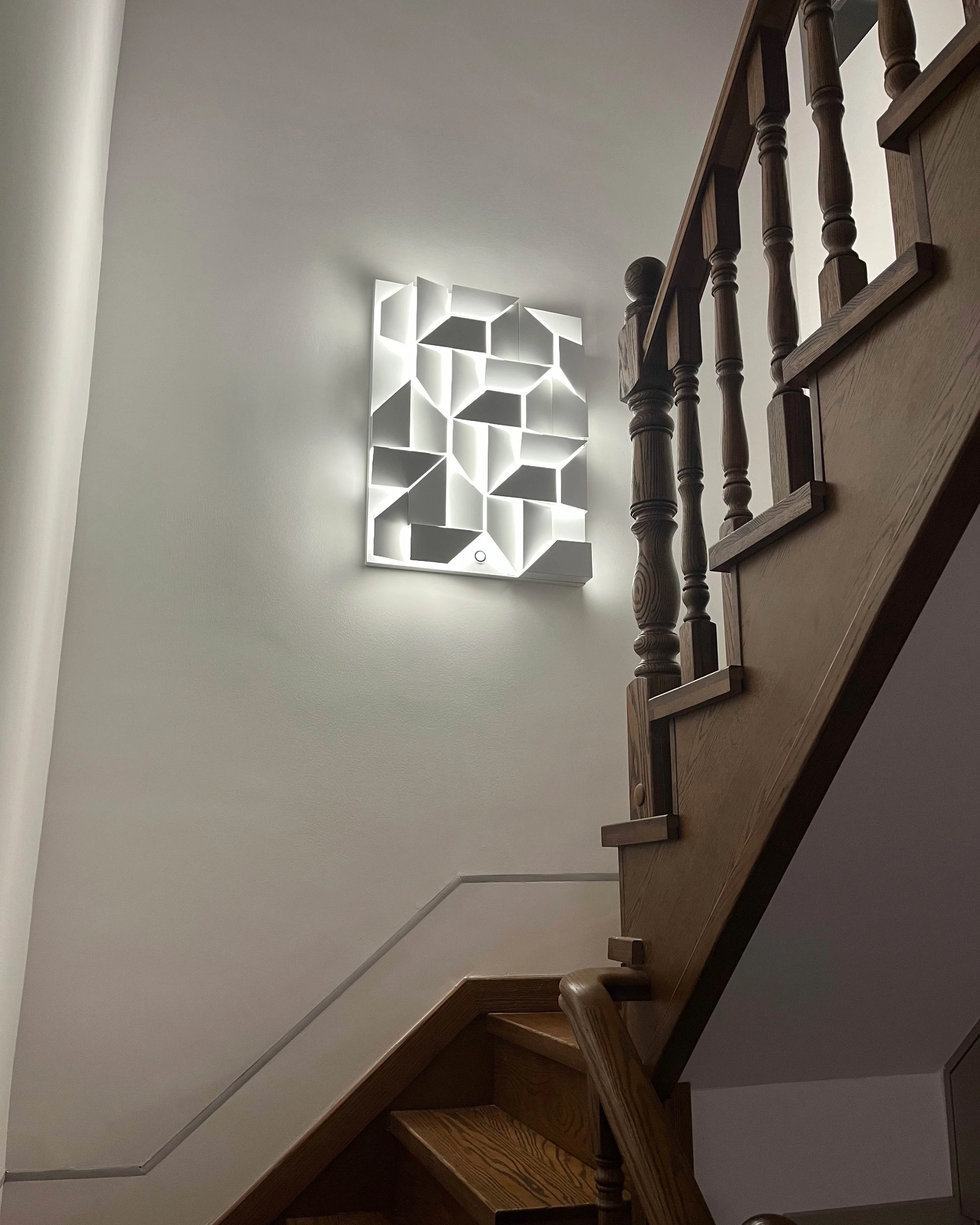 WOMO Rectangular Sculptural Art Wall Sconce-WM6020 - Image 35