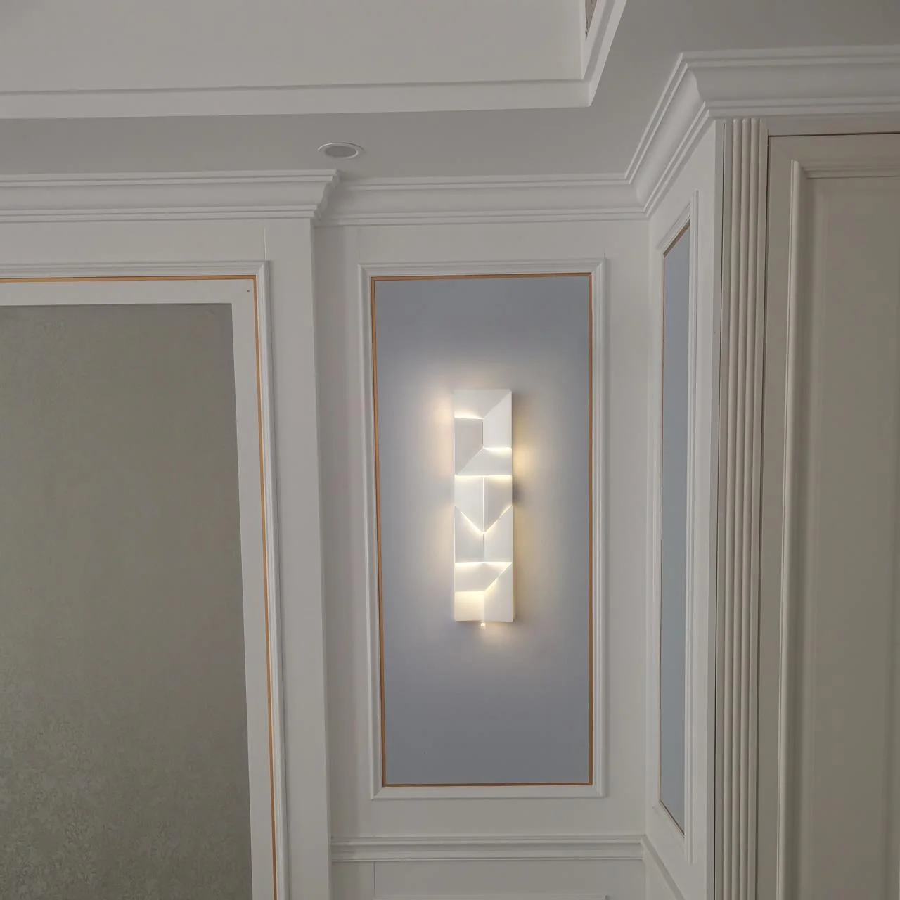 WOMO Rectangular Sculptural Art Wall Sconce-WM6020 - Image 41