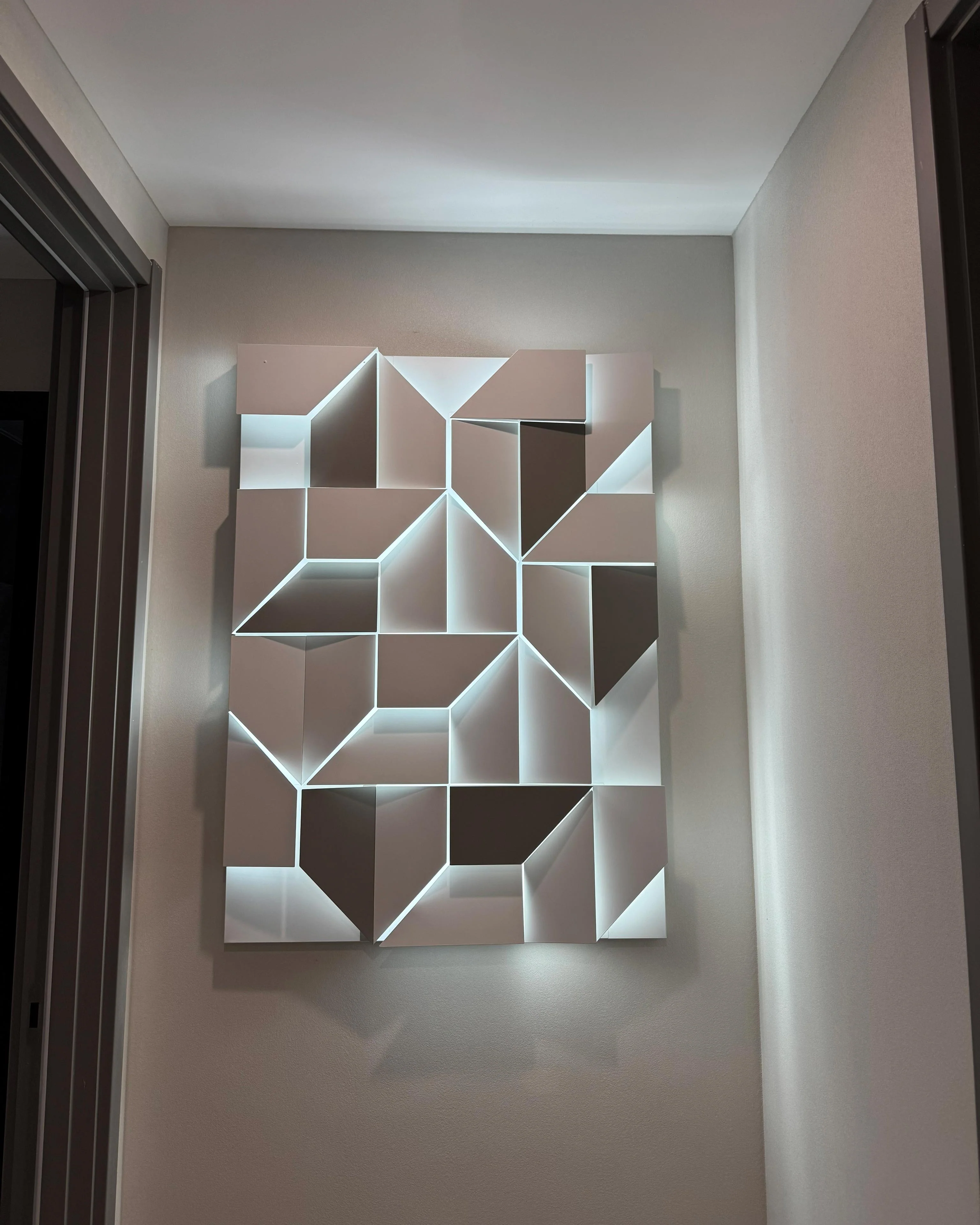 WOMO Rectangular Sculptural Art Wall Sconce-WM6020 - Image 45
