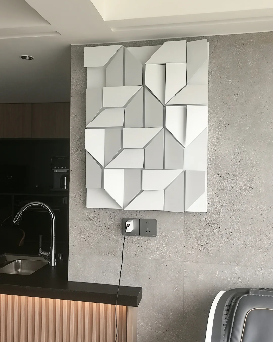 WOMO Rectangular Sculptural Art Wall Sconce-WM6020 - Image 46
