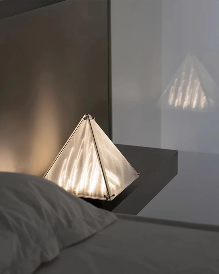 WOMO Pyramid Night Table Lamp-WM8005 - Image 10