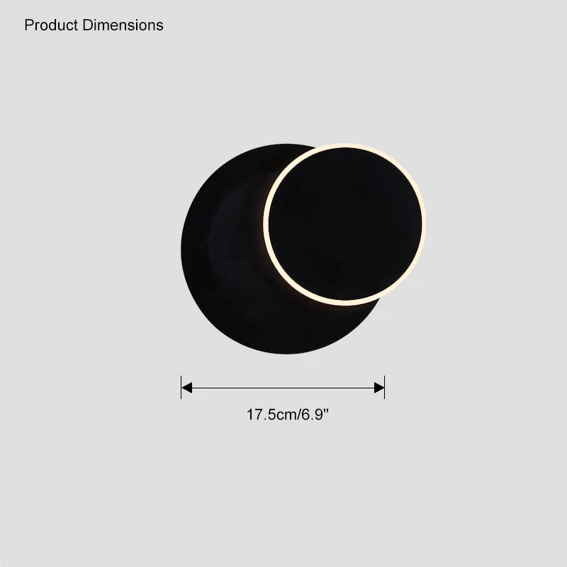 WOMO Eclipses Round Wall Sconce-WM6010 - Image 27