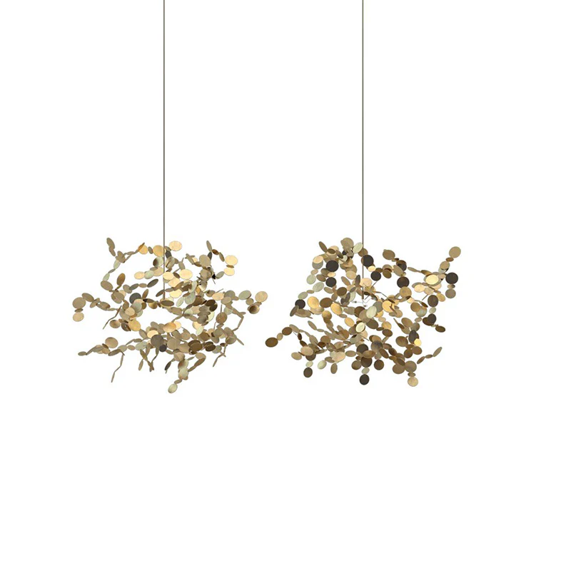 WOMO Argent/Gold Cloud Multi Pendant Chandelier-WM2042 - Image 37