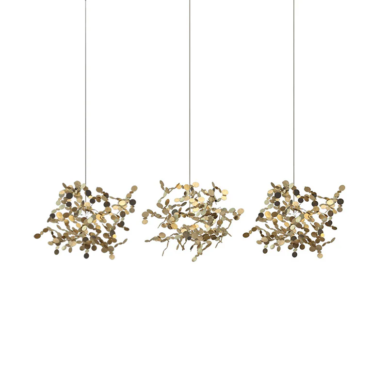 WOMO Argent/Gold Cloud Multi Pendant Chandelier-WM2042 - Image 39