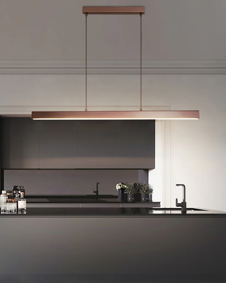 WOMO Minimalist Linear Kitchen Pendant Light-WM2002 - Image 21