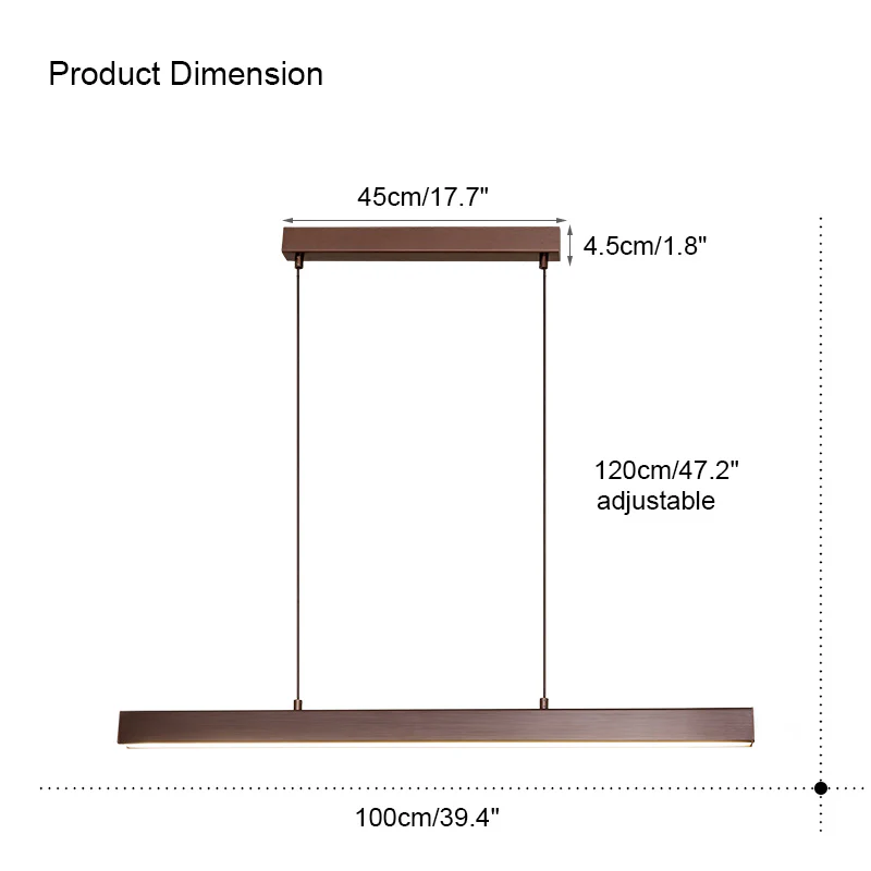 WOMO Minimalist Linear Kitchen Pendant Light-WM2002 - Image 35