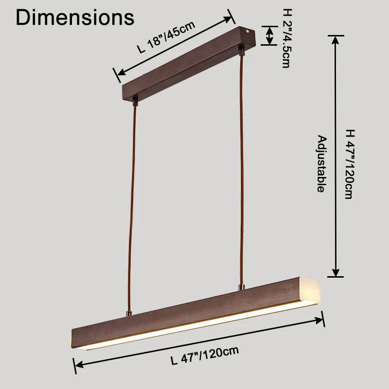 WOMO Minimalist Linear Kitchen Pendant Light-WM2002 - Image 37