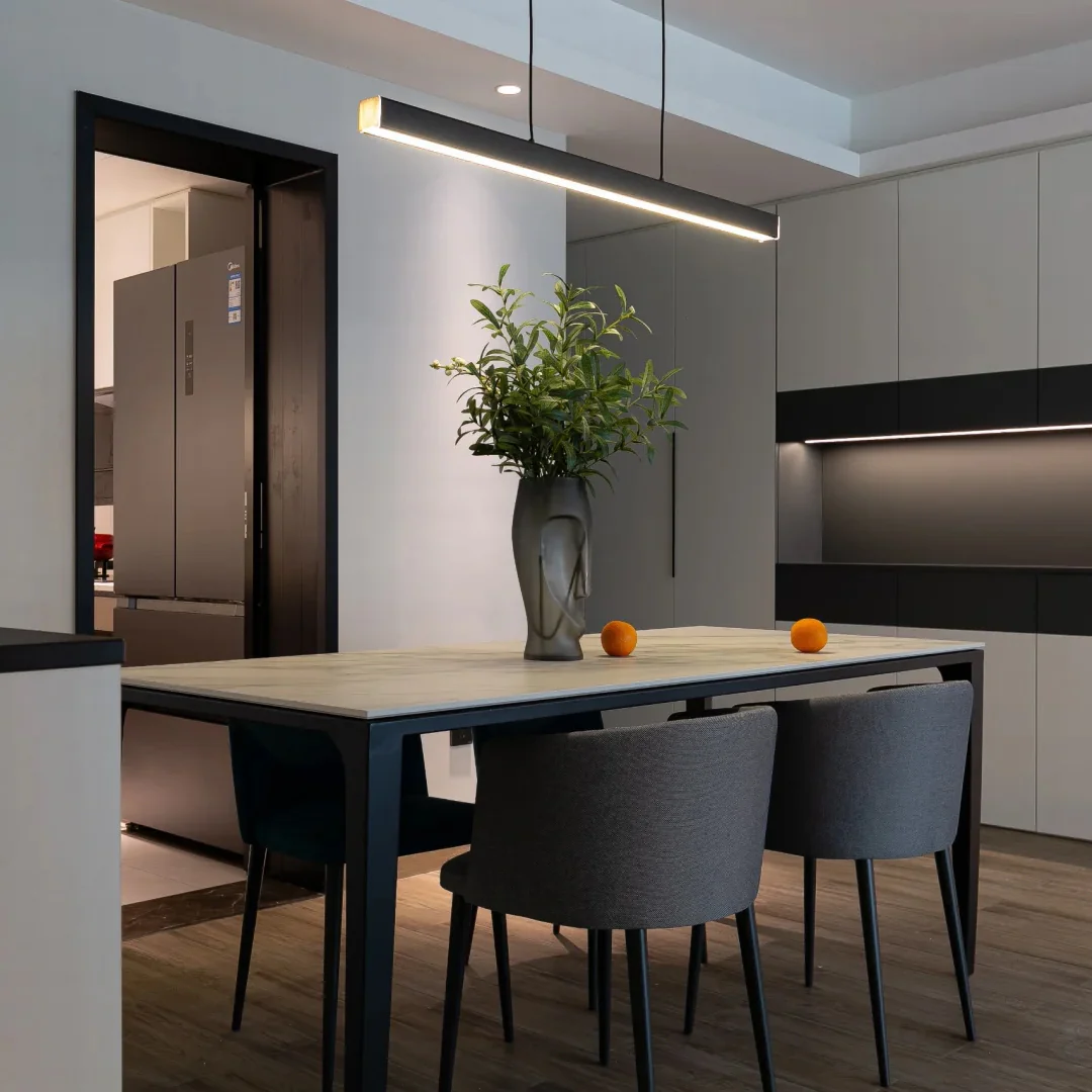 WOMO Minimalist Linear Kitchen Pendant Light-WM2002 - Image 9