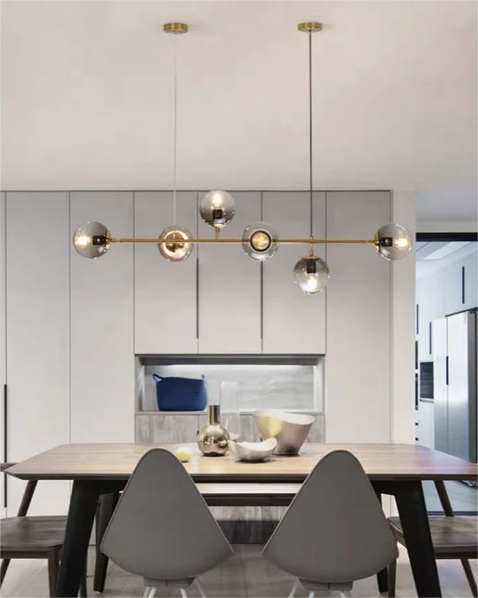 WOMO Linear Globe Chandelier-WM2070 - Image 3