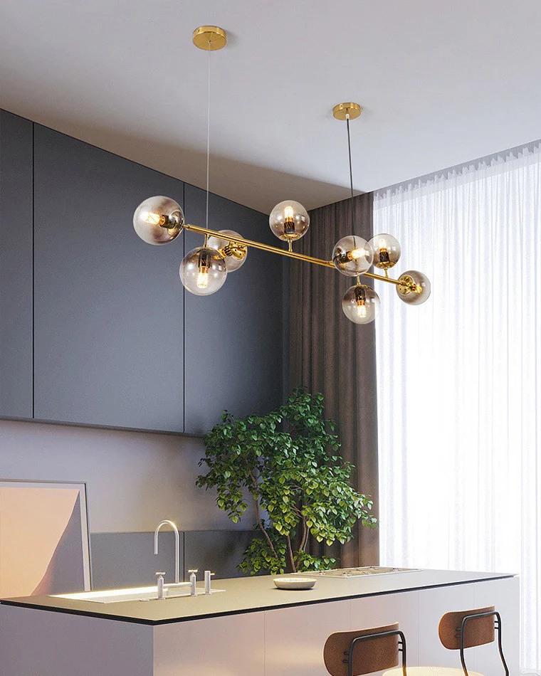 WOMO Linear Globe Chandelier-WM2070 - Image 8