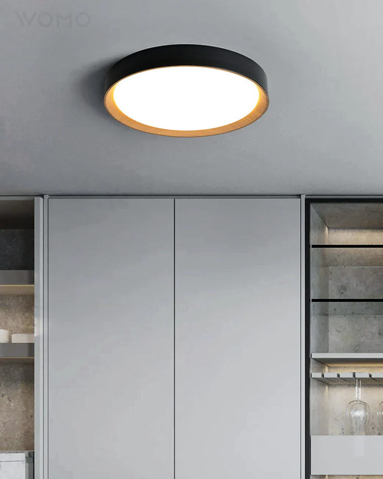 WOMO Oak Grain Round Ceiling Light-WM1017 - Image 11
