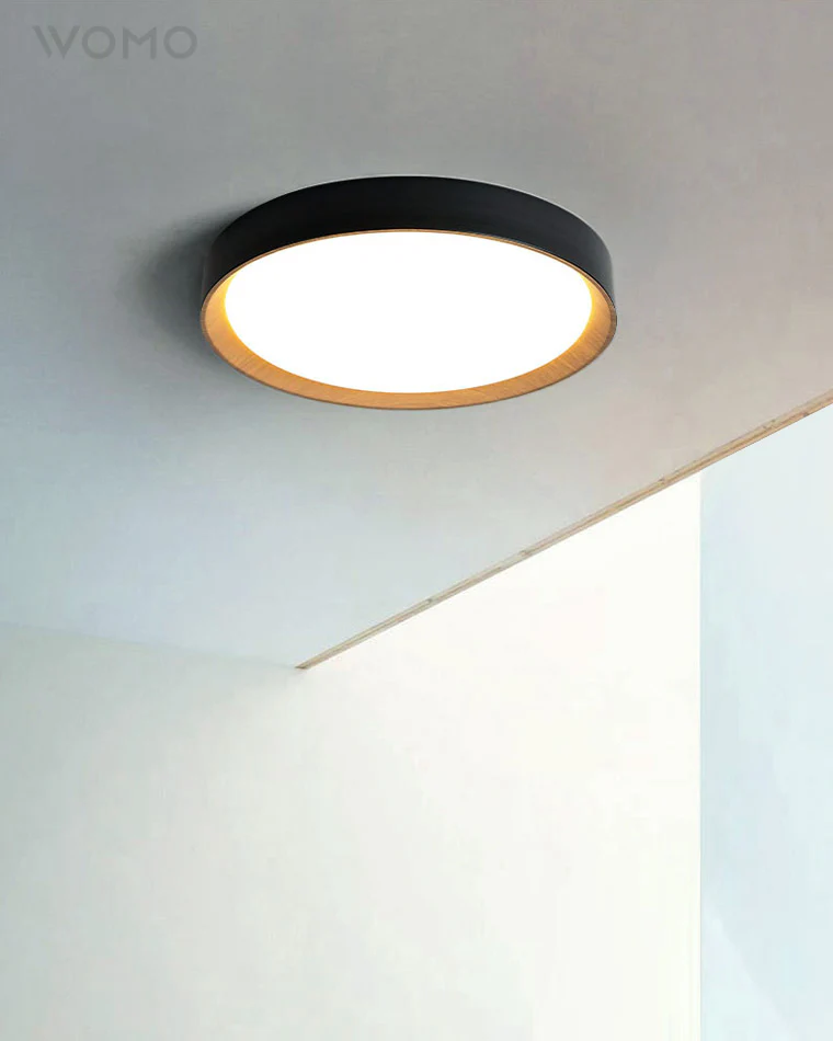 WOMO Oak Grain Round Ceiling Light-WM1017 - Image 12