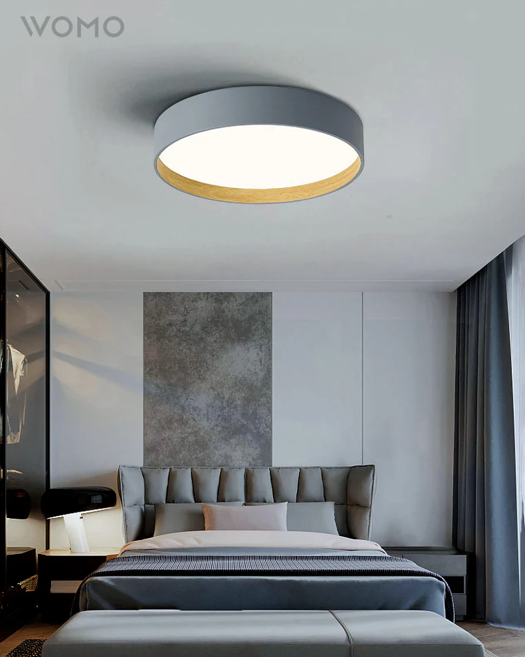 WOMO Oak Grain Round Ceiling Light-WM1017 - Image 14