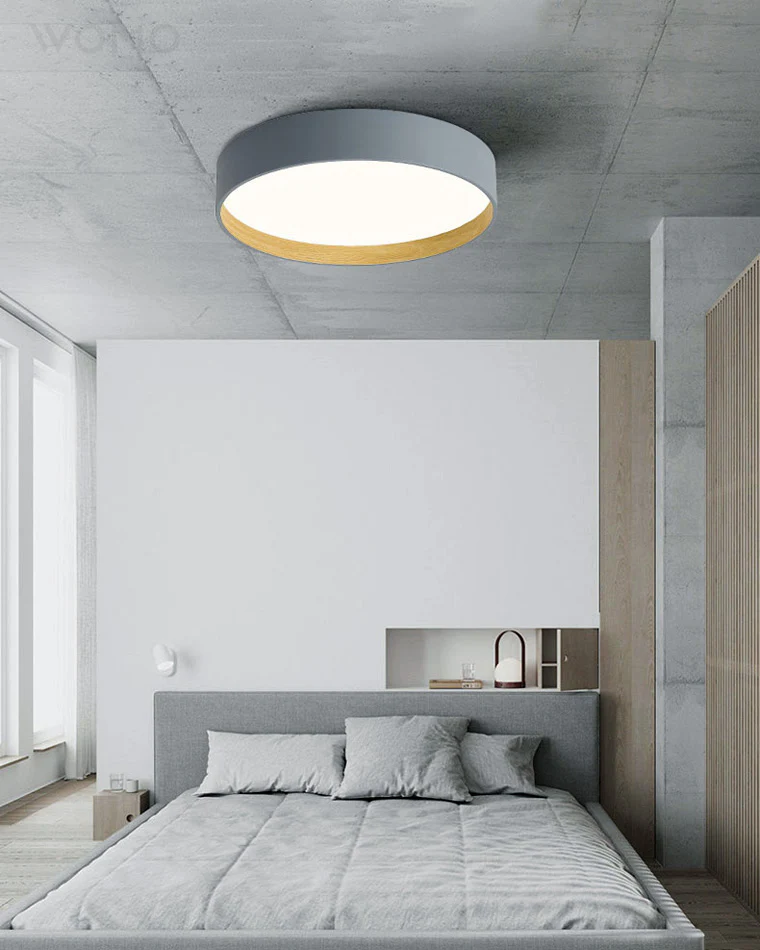 WOMO Oak Grain Round Ceiling Light-WM1017 - Image 15