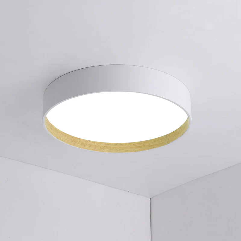 WOMO Oak Grain Round Ceiling Light-WM1017 - Image 20