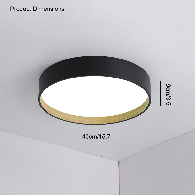 WOMO Oak Grain Round Ceiling Light-WM1017 - Image 23