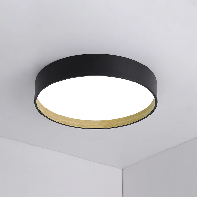 WOMO Oak Grain Round Ceiling Light-WM1017 - Image 24