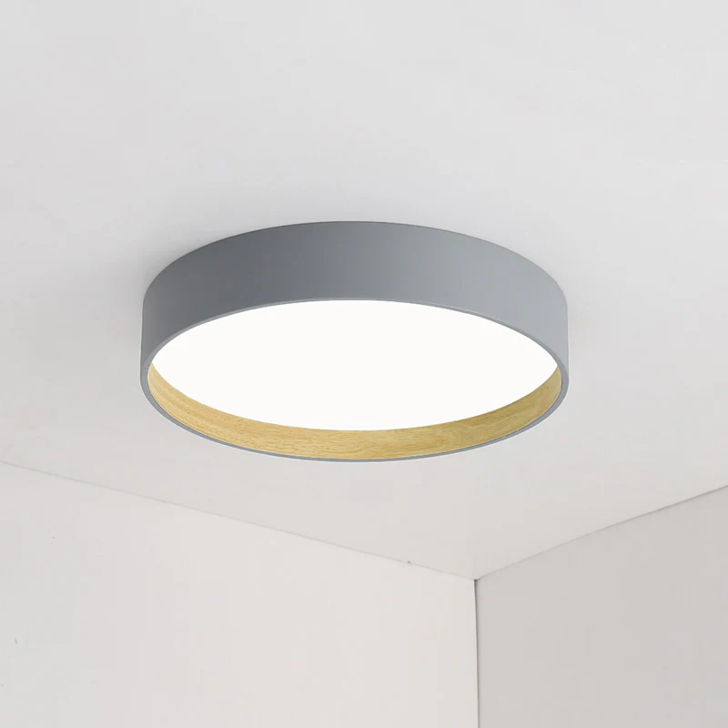 WOMO Oak Grain Round Ceiling Light-WM1017 - Image 26