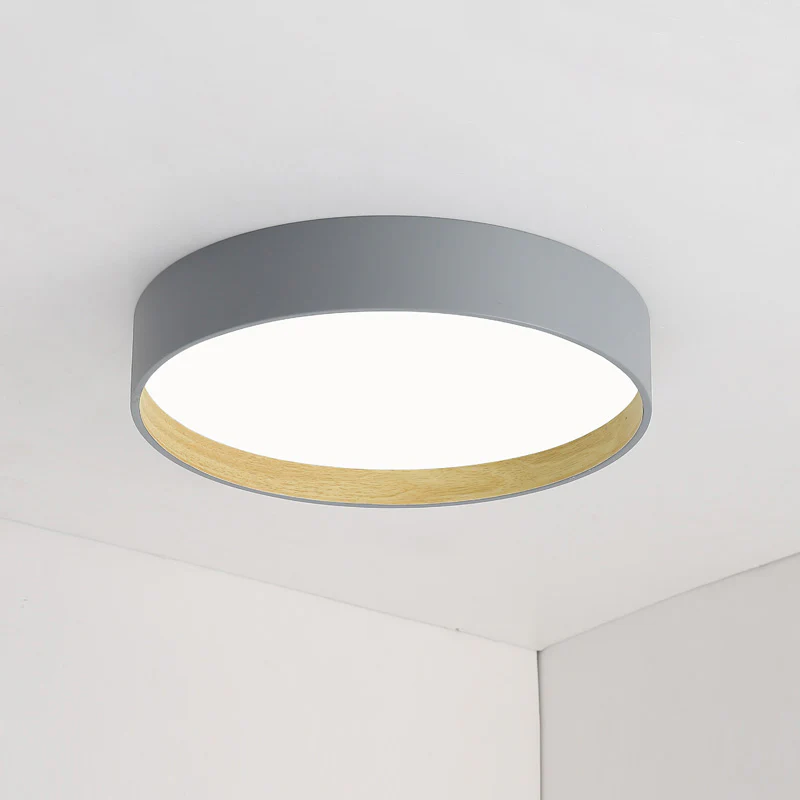 WOMO Oak Grain Round Ceiling Light-WM1017 - Image 28