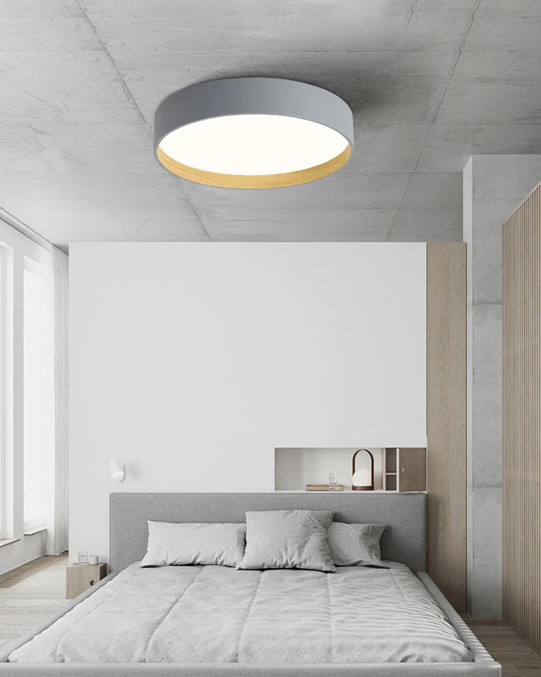 WOMO Oak Grain Round Ceiling Light-WM1017 - Image 3