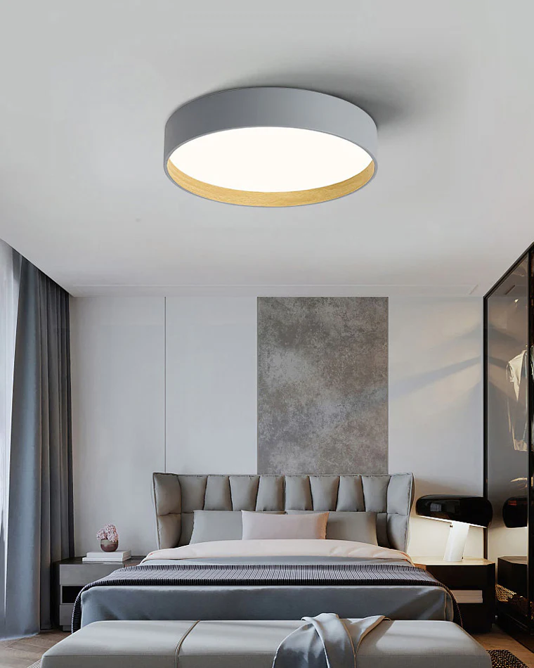 WOMO Oak Grain Round Ceiling Light-WM1017 - Image 4
