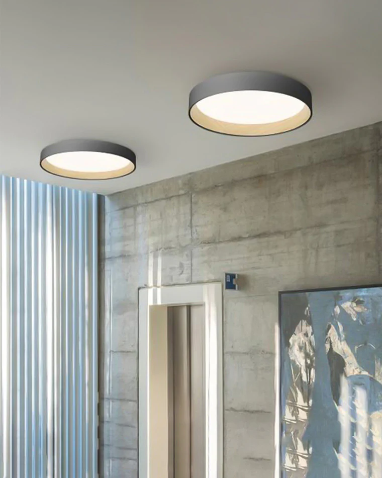WOMO Oak Grain Round Ceiling Light-WM1017 - Image 5