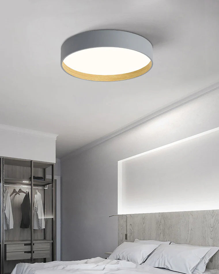 WOMO Oak Grain Round Ceiling Light-WM1017 - Image 7