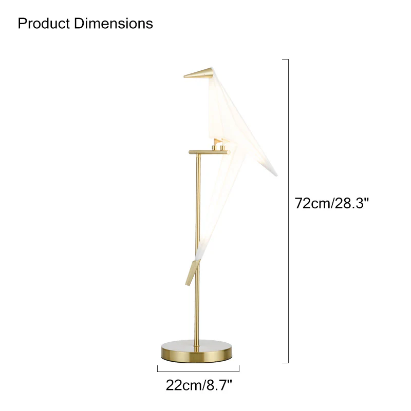 WOMO Crane Origami Bird Table Lamp-WM8006 - Image 22