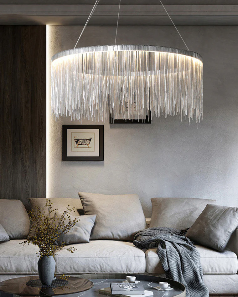 WOMO Fringe Round Chandelier-WM2062a - Image 10