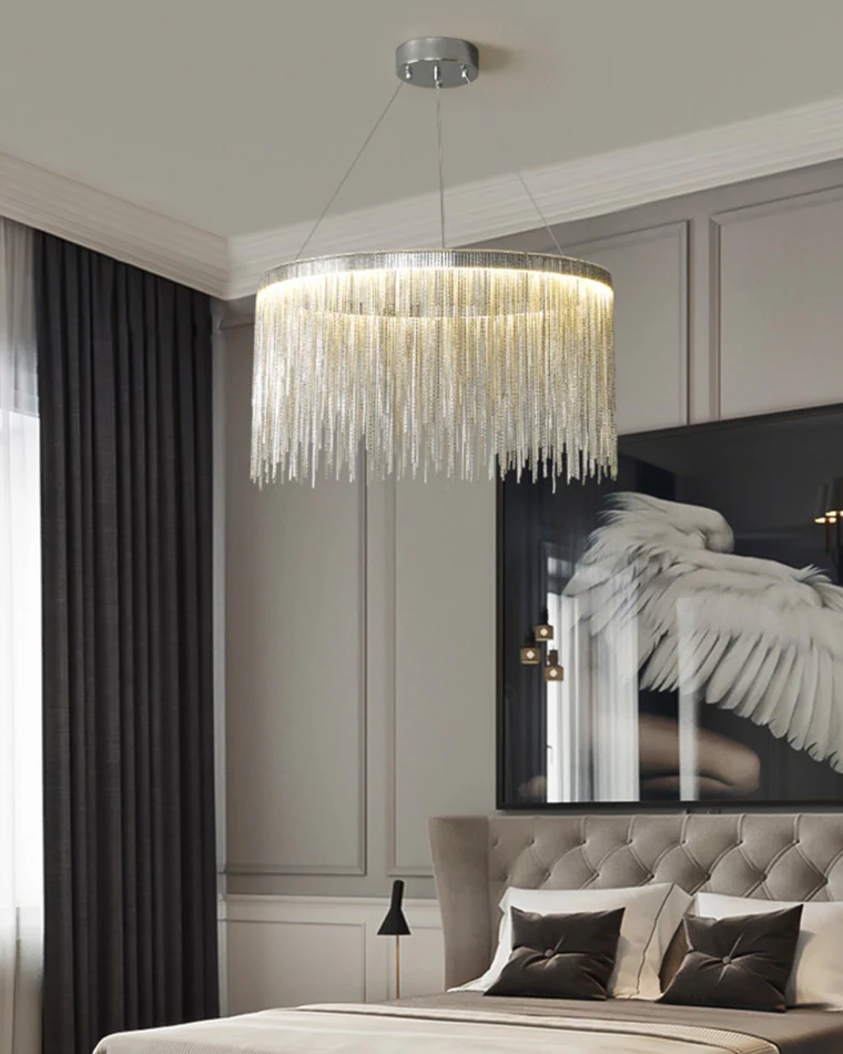 WOMO Fringe Round Chandelier-WM2062a - Image 22